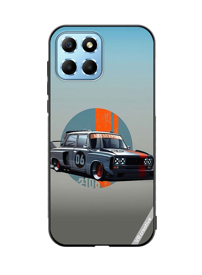 VR CREATIVE Protective Case Cover For Honor X8 5G Racing Car Design Multicolour - Image 1