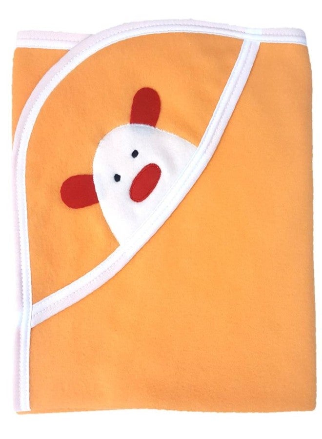 BRANDONN Newborn Original 3PCS.. Big Size (36 X 27) Cute Baby Blankets for Babies (Hotpink, Peach, Pink; Pack of 3) - Image 3