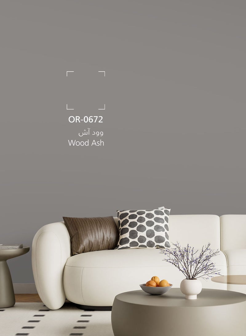 Jazeera Paints Jazetal Interior Walls Paints Semi Gloss (Color:Wood Ash) 3L - Image 3