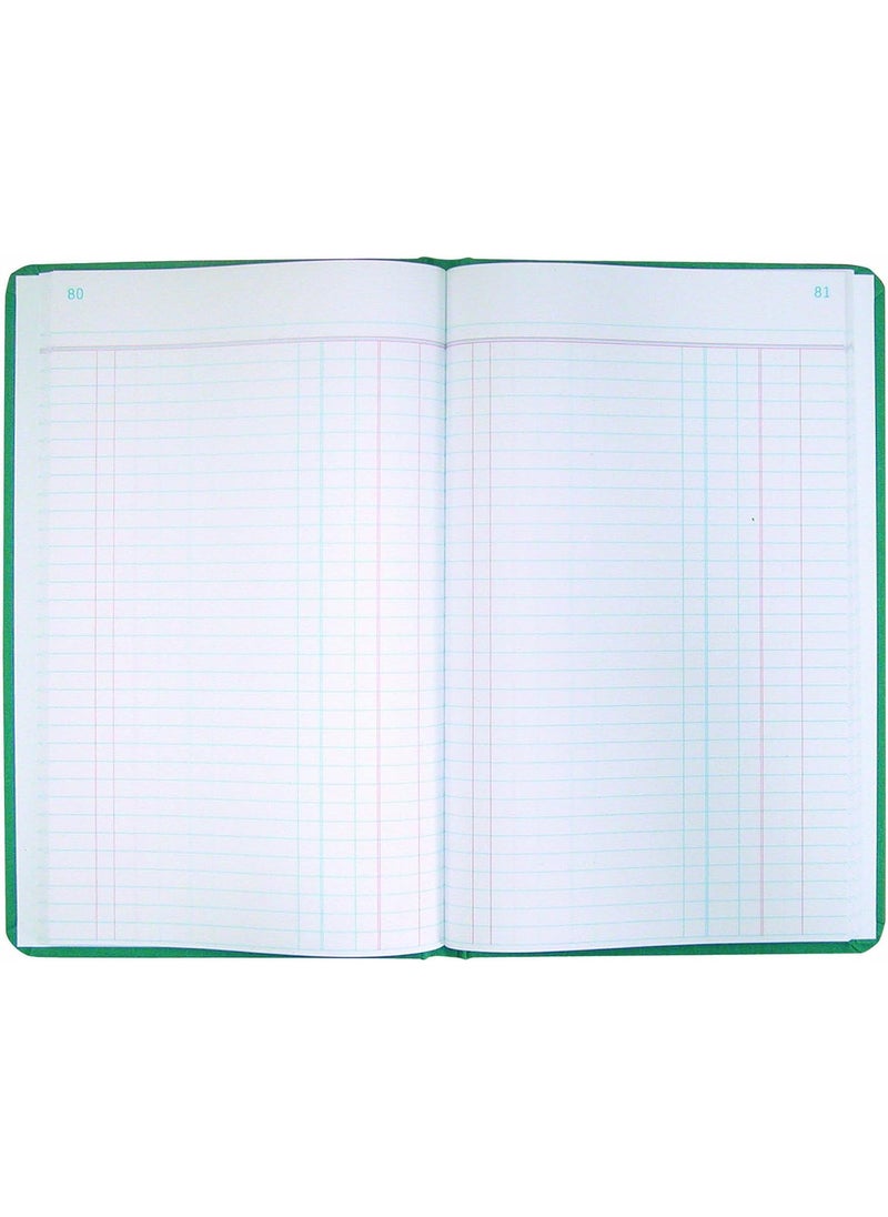 National National Record Book Tuff Series Green Canvas Hard Cover 1175 x 725 500 Pages A66500R  - Image 1
