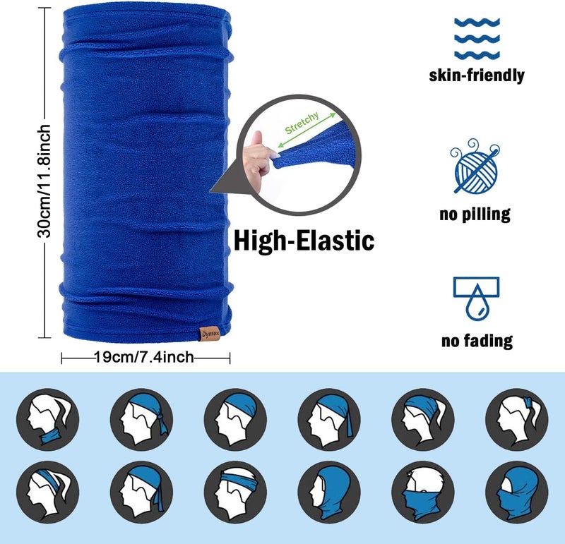 Dymex 2 PCS Kids Neck Warmer Gaiter Winter Fleece Neck Cover Balaclava Windproof Face Cover Mask for Ski Motorcycle - Image 5