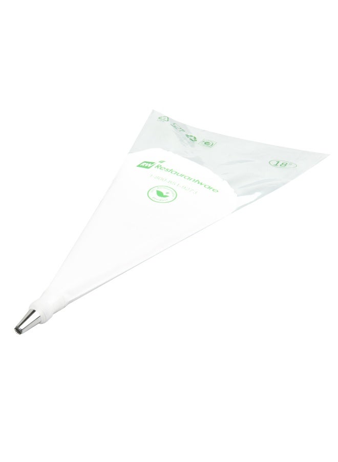 Restaurantware Pastry Tek Piping Tip, 1 Reusable Open Star Pastry Tip - #32, Dent-Resistant, Stainless Steel Icing Tip, Dishwasher-Safe, Decorate Cupcakes, Cakes, or Cookies - Image 2