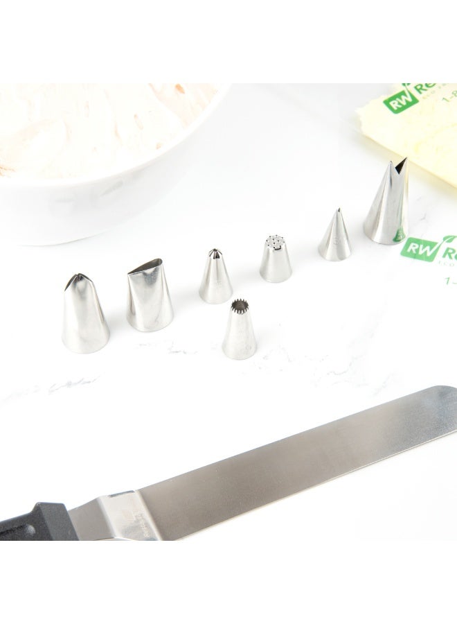 Restaurantware Pastry Tek Piping Tip, 1 Reusable Open Star Pastry Tip - #32, Dent-Resistant, Stainless Steel Icing Tip, Dishwasher-Safe, Decorate Cupcakes, Cakes, or Cookies - Image 5