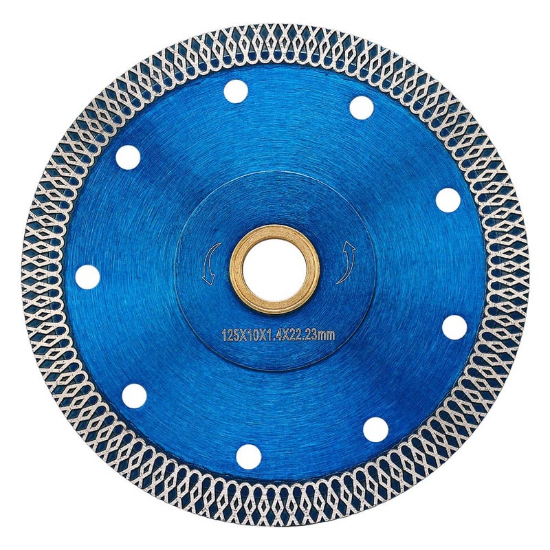 DAPRO 5" Super Thin Diamond Tile Blade Porcelain Saw Blade for Cutting Porcelain Tile Granite Marbles (5") - Image 1