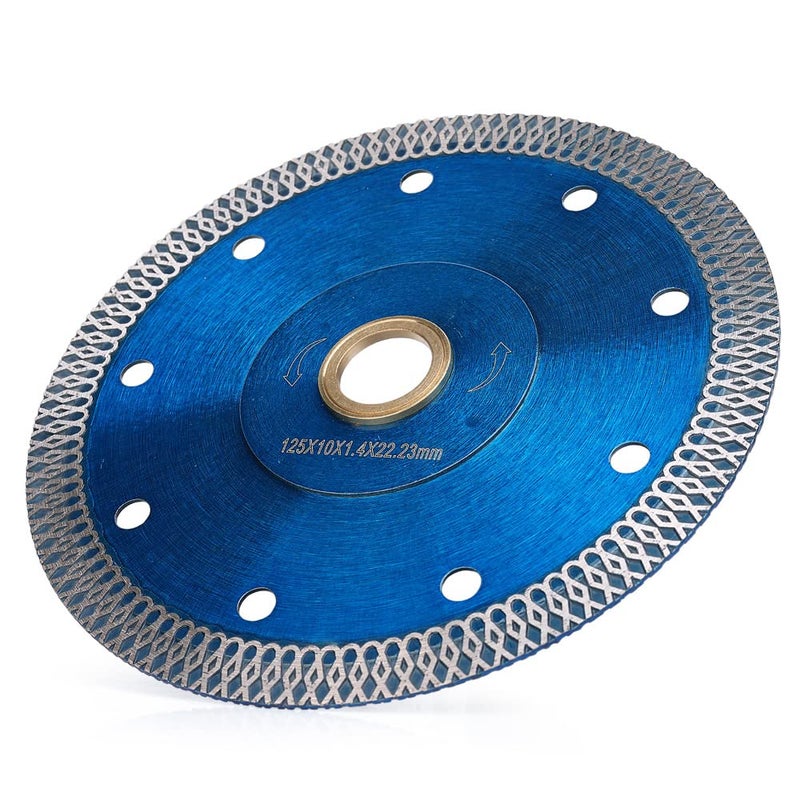 DAPRO 5" Super Thin Diamond Tile Blade Porcelain Saw Blade for Cutting Porcelain Tile Granite Marbles (5") - Image 2