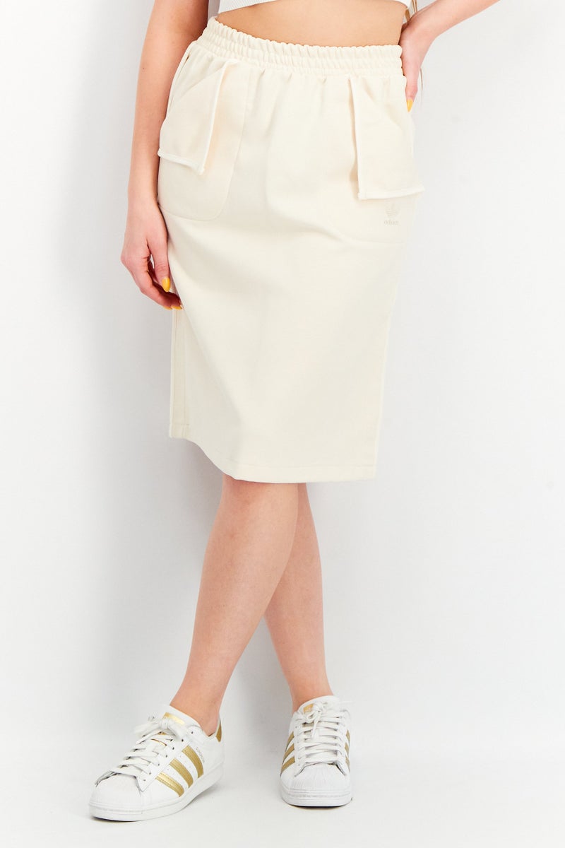 adidas Originals Women Sportswear Fit Embroidered Outdoor Skirt, Off White  - Image 1