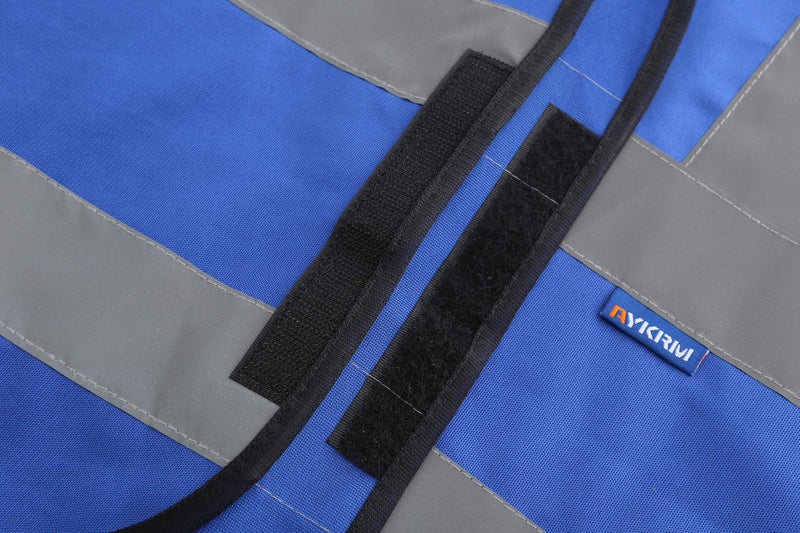 AYKRM safety vests blue (XS-8XL) (X-Large, Blue) - Image 4