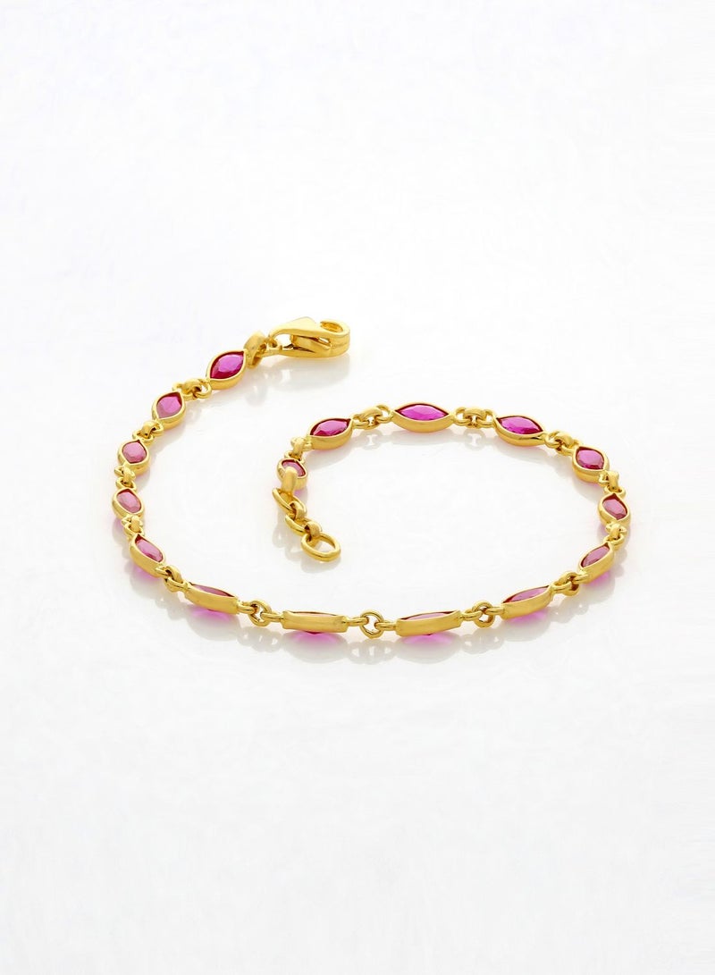 Malabar Gold and Diamonds 22 Karat 916 Purity Gold Bracelet BRZNS17969AEY7 - Image 3