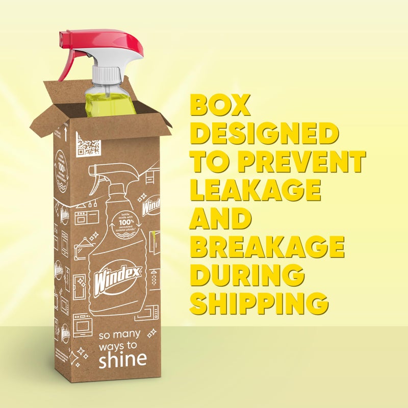 Windex Multipurpose Cleaner Disinfectant Spray Bottle, Packaging Designed to Prevent Leakage and Breaking, Surface Cleaning Spray, Citrus Fresh Scent, 23 Fl Oz - Image 2