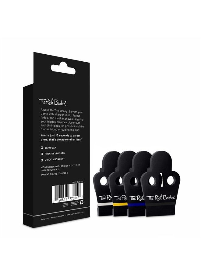 The Rich Barber - On The Money 10-Second Blade Setter - Zero Gap Tool for Razor, Barber Blade Alignment, Close Shave, Clean Fade, Sharp Line - Hair Stylist & Barber Tools for Home & Professional Use - Image 1