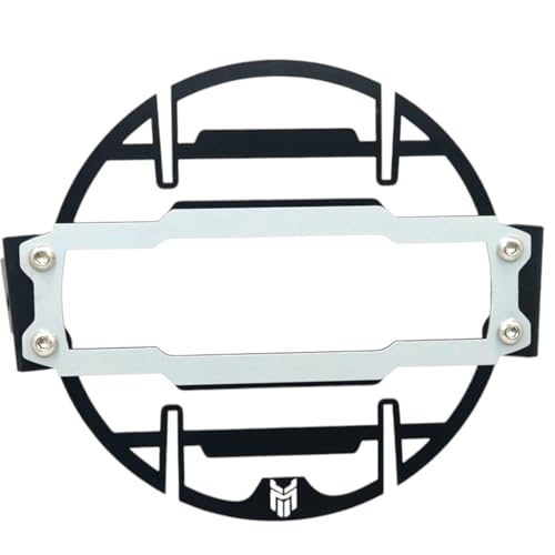 Milachin Premium Matte Black Headlight Grill Compatible with RE Super Meteor 650 - Image 3