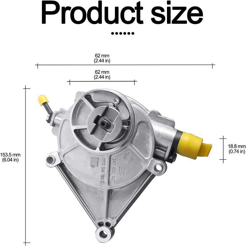 AULINK Brake Vacuum Pump 11667640279 for BMW N20 Engine 2.0L (2012-2016) - Image 2