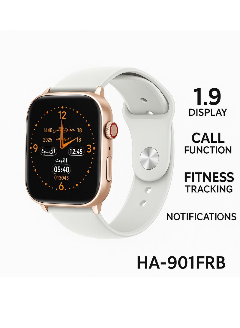 erorex Islamic Smartwatch with Hijri Calendar, Prayer Alerts & Elegant Display - Image 2