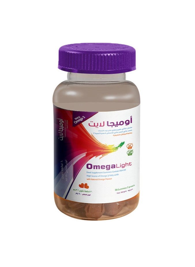 Noor AlQmar Omega Light To Support General Health - 30 Gummies  - Image 1