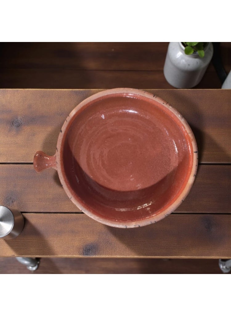 كلور زون بوتري قلايه من الفخار والخزف - آمنة في الفرن والميكروويف" يتحمل درجات الحراره المباشره وغير المباشره, شعله اوداخل الفرن سم 20cm - Image 1