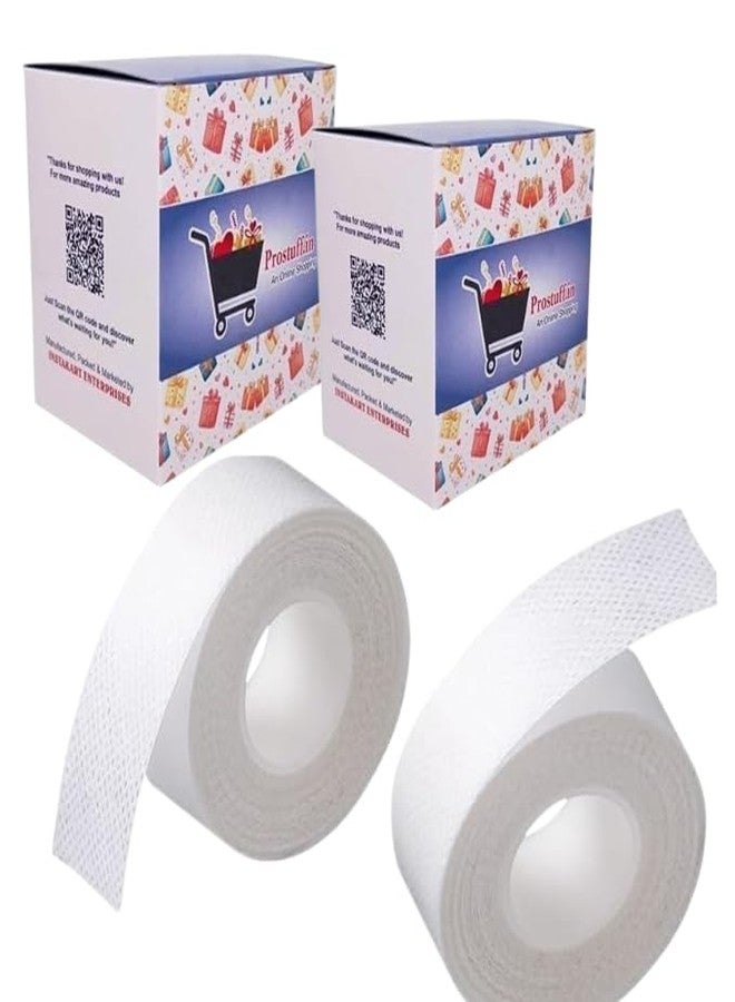 Prostuff.in شريط لاصق ذاتي الاستخدام من Prostuff.in®، قطعتان، لمنع التعرق، ماص للأوساخ، يحمي القمصان والقبعات، وبطانة الرقبة للرجال والنساء (8 أمتار)، لون أبيض - Image 2