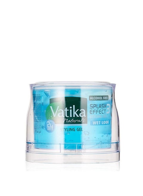 Vatika Naturals Advans Wet Look Styling Hair Gel with H20 Effect | Strong Hold & High Shine | Easy to Style - 250 ml (Pack of 2)