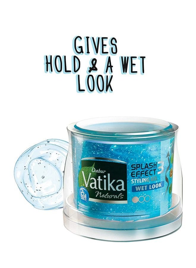 Vatika Naturals - Vatika Naturals Advans Wet Look Styling Hair Gel with H20 Effect | Strong Hold & High Shine | Easy to Style - 250 ml (Pack of 2) - Image 1