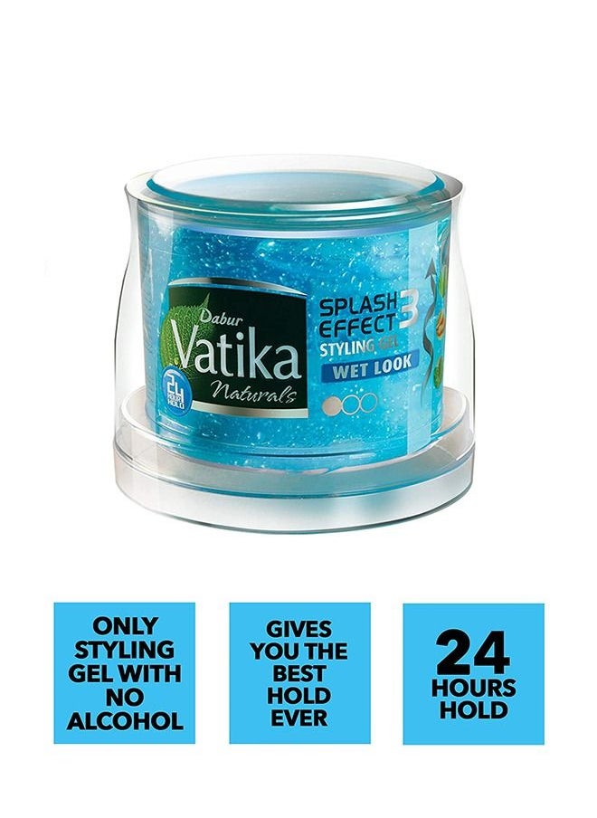 Vatika Naturals - Vatika Naturals Advans Wet Look Styling Hair Gel with H20 Effect | Strong Hold & High Shine | Easy to Style - 250 ml (Pack of 2) - Image 1