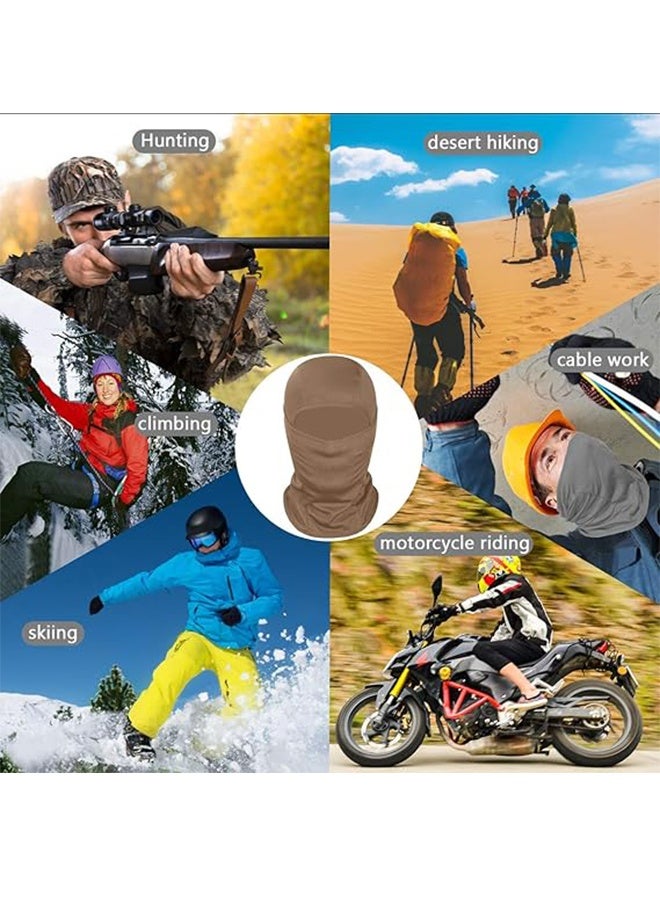 Generic 4 Pack Summer Balaclava Face Mask Sun UV Protection Hood Breathable Face Mask for Men Women - Motorcycle Fishing Multi  - Image 5