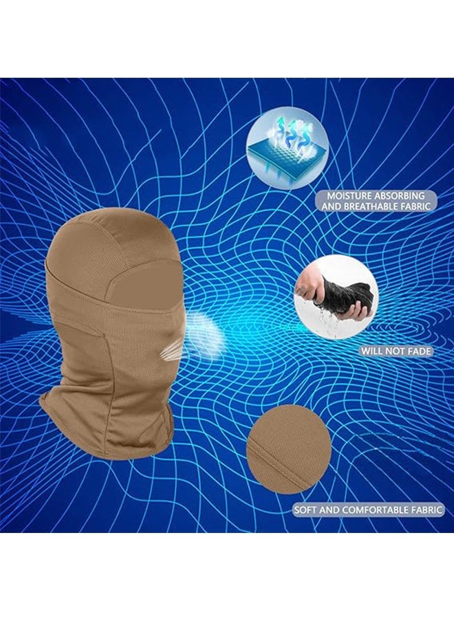 Generic 4 Pack Summer Balaclava Face Mask Sun UV Protection Hood Breathable Face Mask for Men Women - Motorcycle Fishing Multi  - Image 2