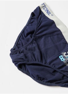 COTTONIL Cottonil Relax Brief For Men - Dark Blue  - Image 4