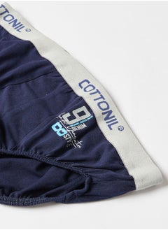COTTONIL Cottonil Relax Brief For Men - Dark Blue  - Image 3