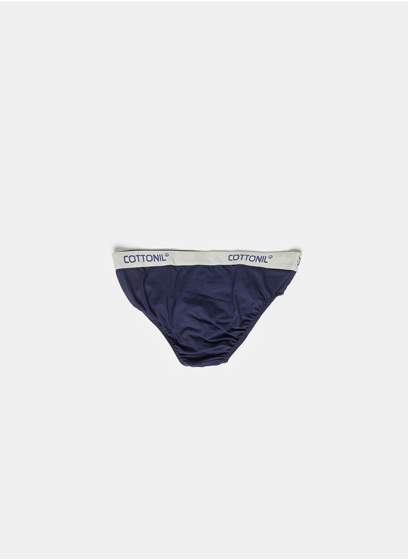 COTTONIL - Cottonil Relax Brief For Men - Dark Blue - Image 1