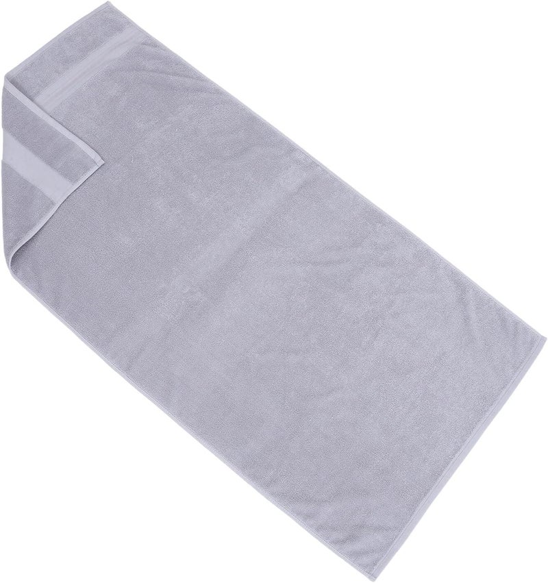 [Premium quality] Cotton Bath Sheet Towel Oversized Absorbent Body Wrapping Bathroom Towel Silver Gray 70x140cm Thick Soft for Home Hotel Spa Use Renewed new edition Great bargain Durability boost selected material Tiered purchase options Anti slip Nationwide delivery Bug proof seal Budget friendly sizing alternatives Withstand KSA hot weather Pop-area nearby warehouse Ready-to-ship local stock Cleaner resistant Simple multi-feature universal build Gulf standard sizing alternatives Rare find Multiple sizes Easy clean surface Gulf popular simple design Modern versatile shape Light precision processed material Daily hot sale Fit multiple scenarios Budget friendly premium quality Stock running out quickly - Image 1