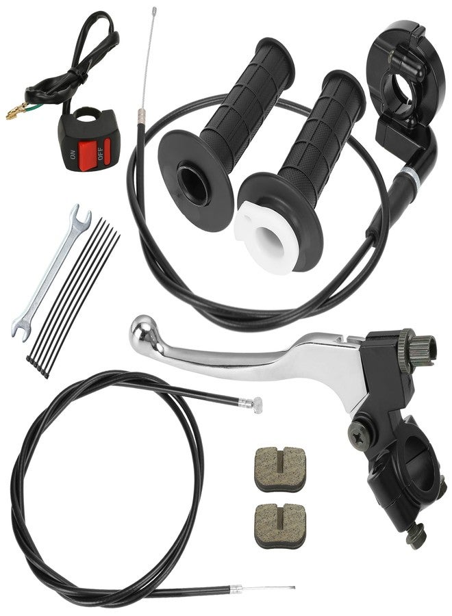 YOXUFA Mini Bike Throttle Assembly + Mini Bike Brake Clutch Lever for Coleman CT100U CC100X Baja Doodlebug DB30 Motovox MBX10 MBX11 Monster Moto Predator 79 97cc 100cc Parts 22mm 7/8 Handlebars - Image 1