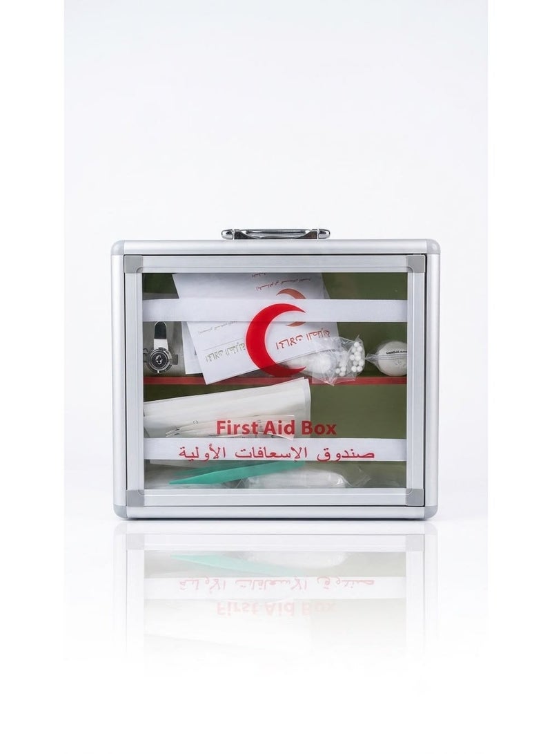 Medium-sized first aid pharmacy kit with all its components - Image 1