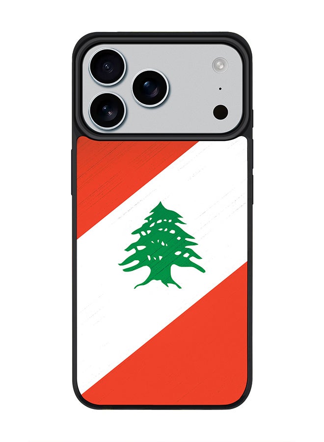 Stylizedd iPhone 17 Pro Max Case, [Compatible with MagSafe] Slim Magnetic cover Phone Case iPhone 17 Pro Max -Flag Of Lebanon - Image 1