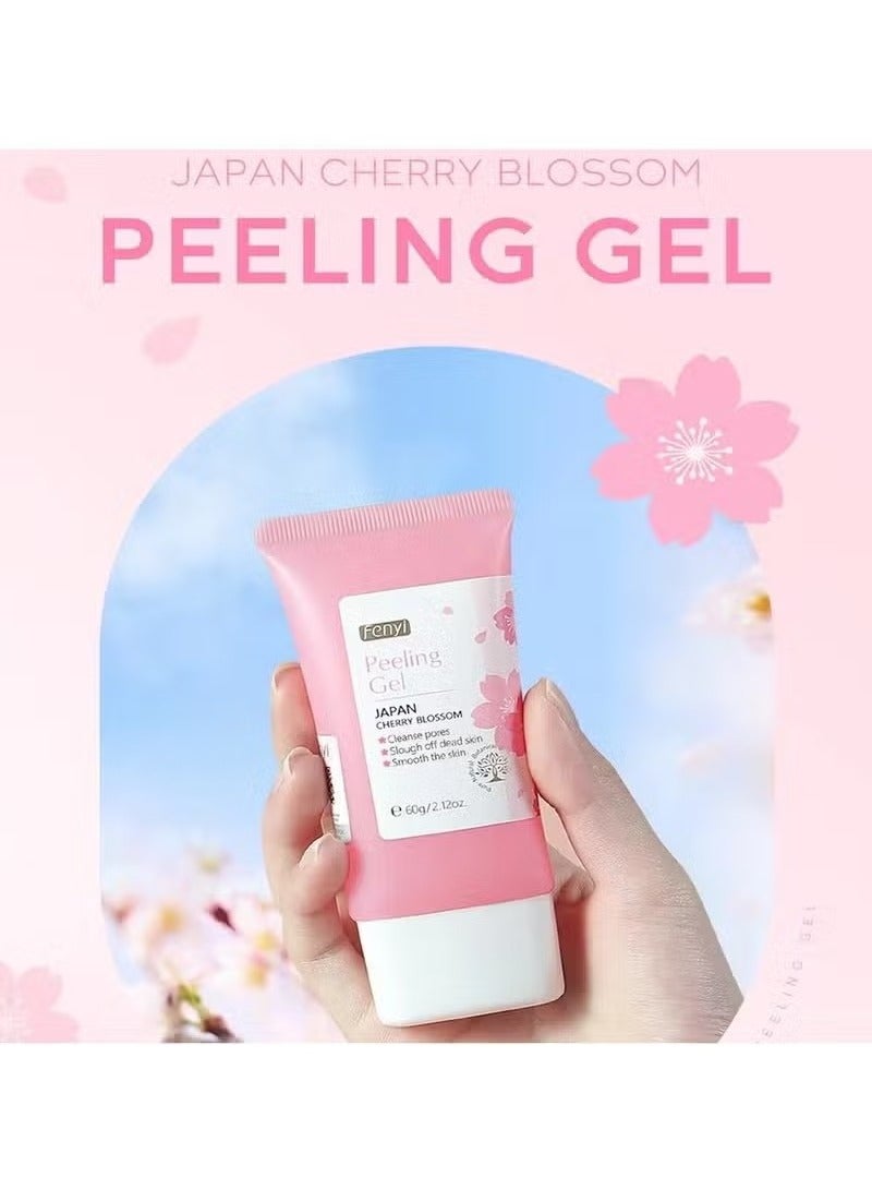 Fenyi Cherry Blossom Exfoliating Gel Moisturizing Tender Face Body Cleansing Skin Care Product - Image 2