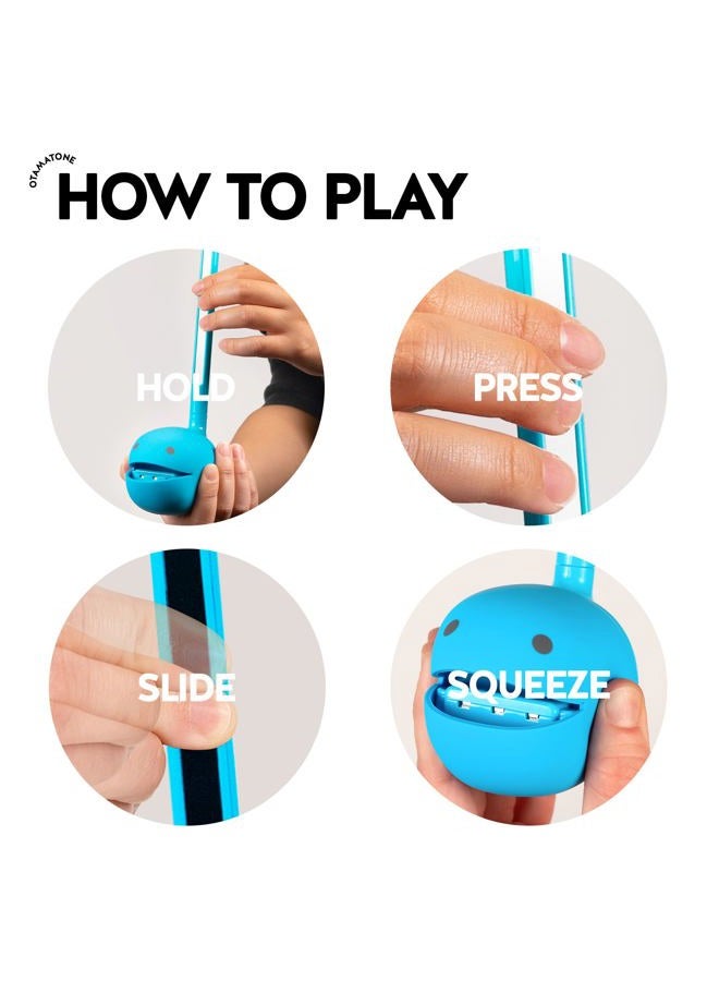 Otamatone Japanese Electronic Musical Instrument Portable Music Synthesizer from Japan by Maywa Denki Studio, Award Winning, Educational Fun Gift for Children, Teens & Adults - Blue - Image 2