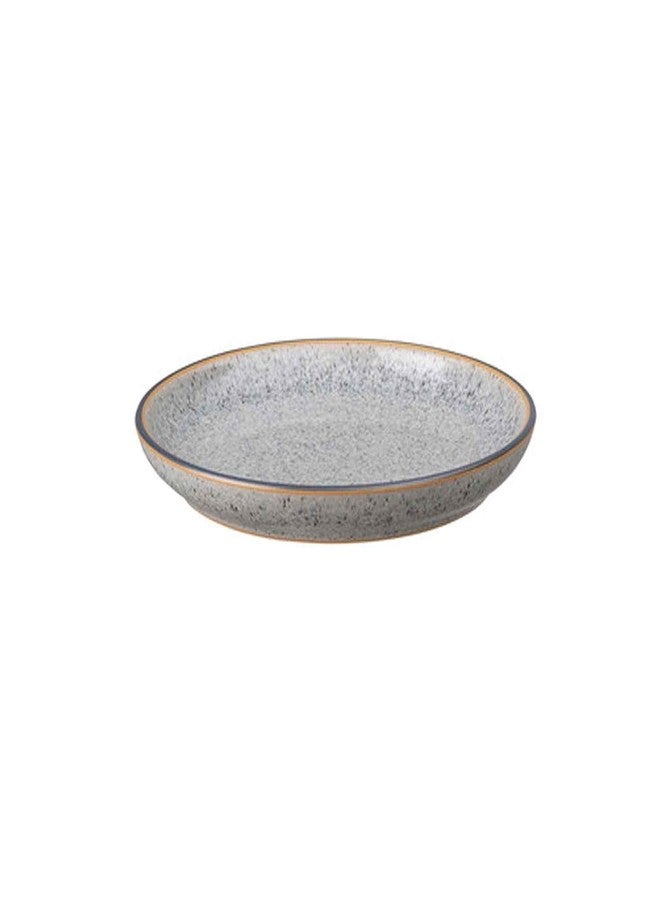 Denby Studio Grey Studio Grey Medium Coupe Plate 21cm X 21cm X 2.5cm - Image 1