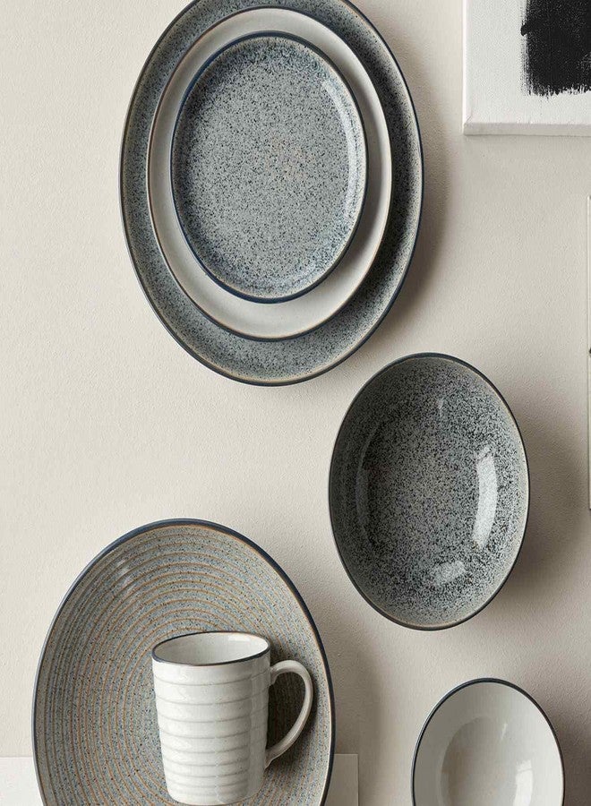 Denby Studio Grey Studio Grey Medium Coupe Plate 21cm X 21cm X 2.5cm - Image 4