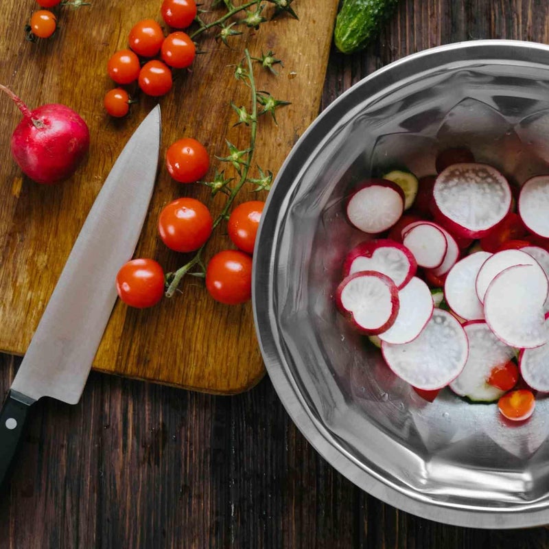 RAJ وعاء الماس من RAJ RK المصنوع من الفولاذ المقاوم للصدأ، 30 سم، RK0121، وعاء خلط، وعاء خبز، وعاء تخزين، وعاء تقديم - Image 5