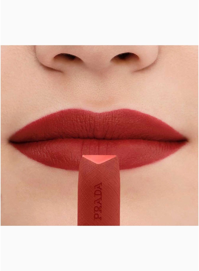 Prada Monochrome Hyper Matte Refillable Lipstick 3.9g  R29 | Long-Wear Velvet Matte Lipstick - Image 3