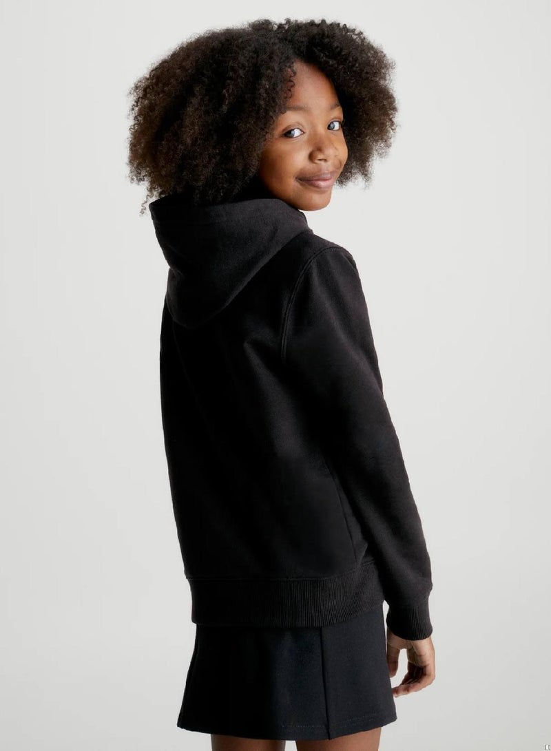 كالفن كلاين جينز هودي من القطن للجنسين - Image 3