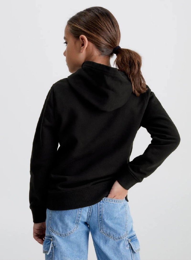 كالفن كلاين جينز هودي من القطن للجنسين - Image 4