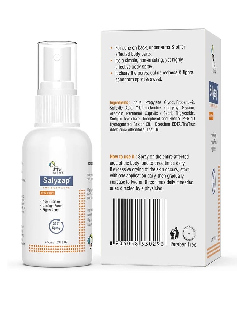 فيكسديرما ساليزاب بخاخ الجسم 1.7 أونصة سائلة - Image 2