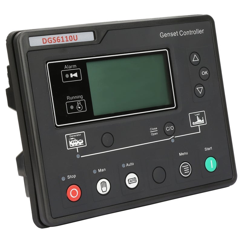 Generator Controller Module With LCD Display Automatic Mains Failure AMF Controller - 8 Languages Power Monitoring Genset Controller for Generator Automatic Switch - Image 3