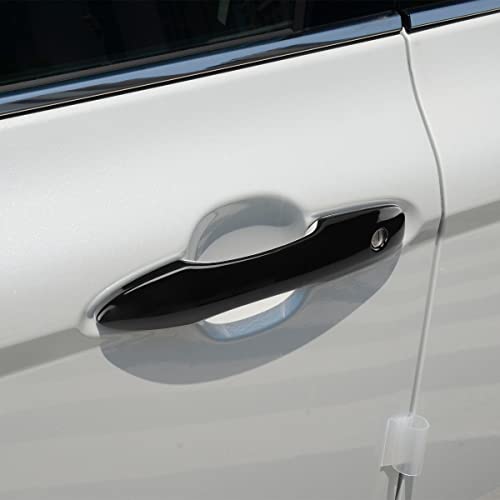 DLOVEG Door Handle Cover Compatible for 2018-2023 2024 2025 Toyota Camry Accessories Handle Protector Compatible for Toyota Corolla 2025 2024 2023 2022-2020 (No Smart Key Holes, Glossy Black) - Image 3
