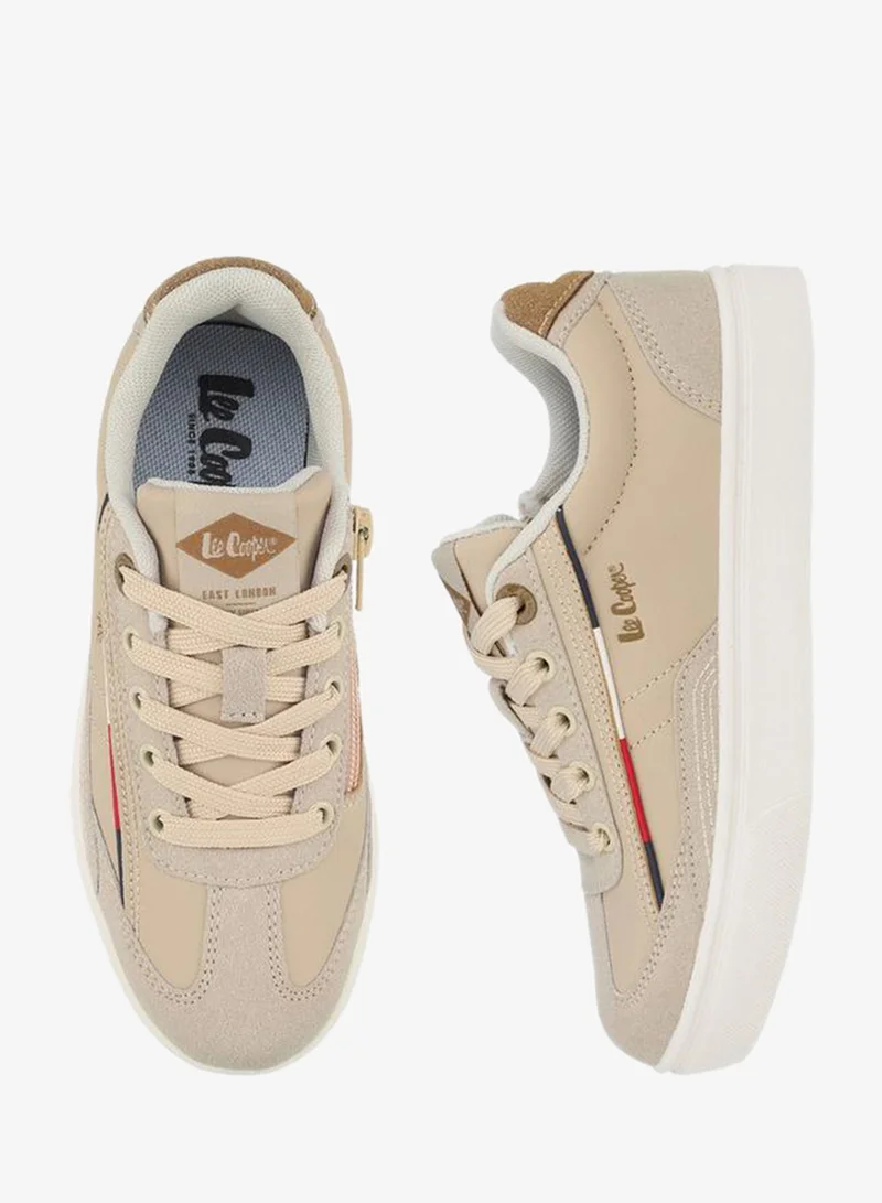Lee Cooper Boys Panelled Lace-Up Sneakers