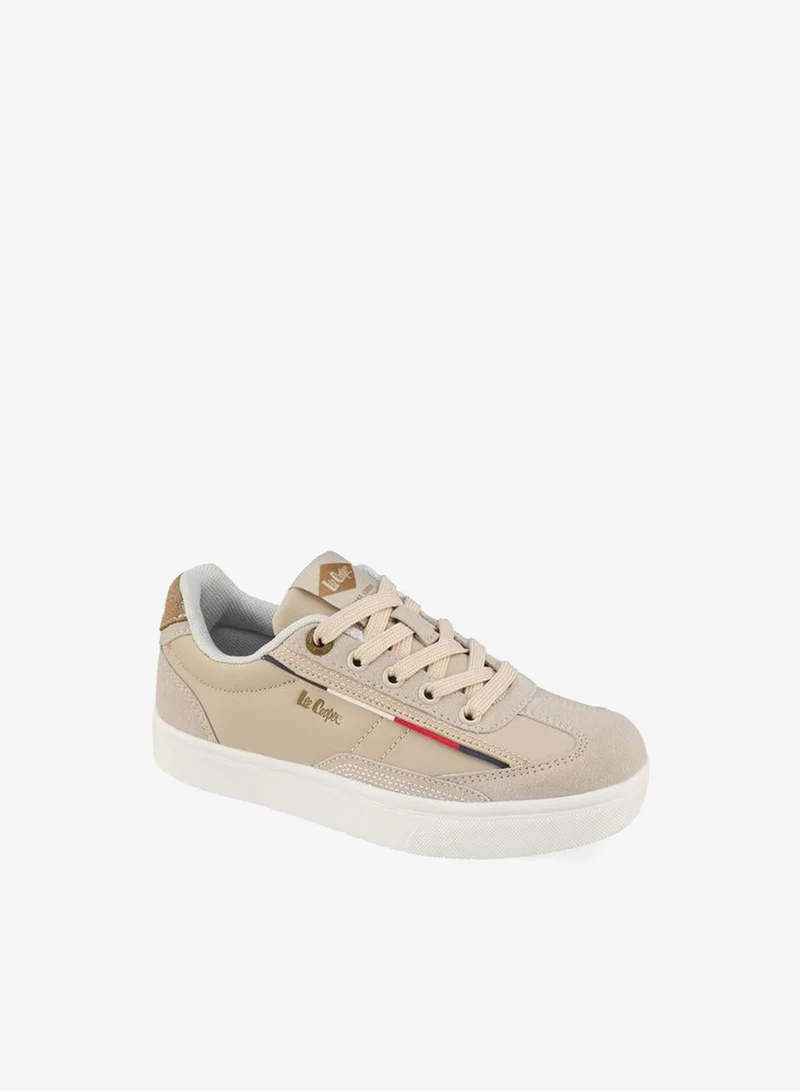 Lee Cooper Boys Panelled Lace-Up Sneakers