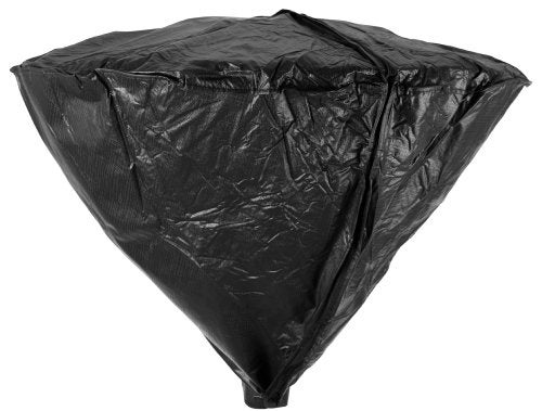 Fire Sense 02054 Outdoor Vinyl Head Cover For Fire Sense LPG Patio Heaters Heavy Duty 10 Gauge Felt Lined Waterproof Weather Resistant With 32" Reflectors - Black - Image 1