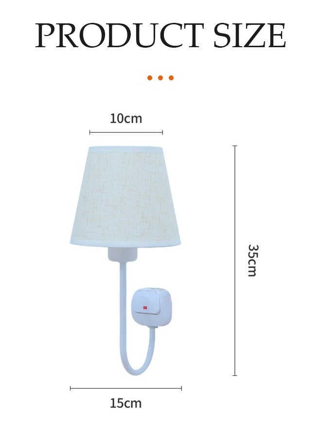 DUNISO LED Wall Lamp,Wall Mounted Night Light,Multi Functional Bedside Lamp，3 Sensing Modes,Dimmable 3 Color Temperature,For Bedroom Living Room Hallway Stair Decor - Image 2