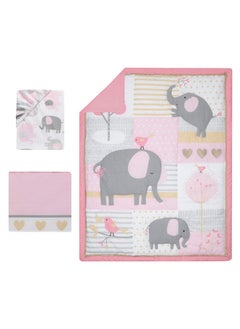 Bedtime Originals Bedtime Originals Eloise 3-Piece Crib Bedding Set, Pink (Pack of 1)  - Image 1