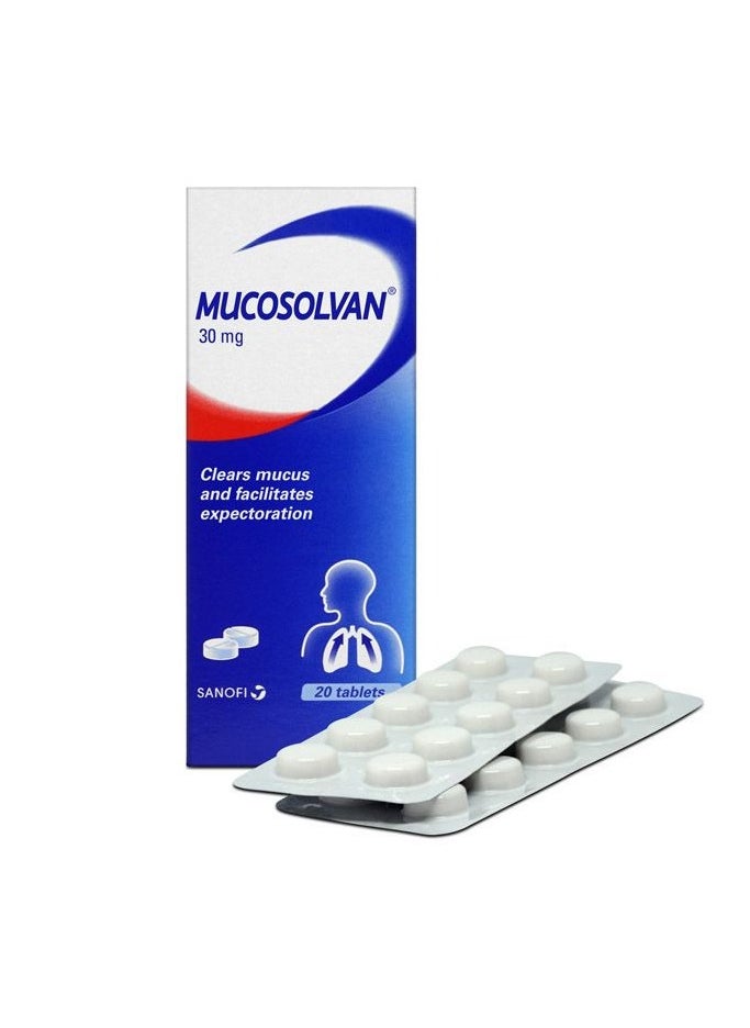 sanofi Mucosolvan 30mg Tablets 20s  - Image 2