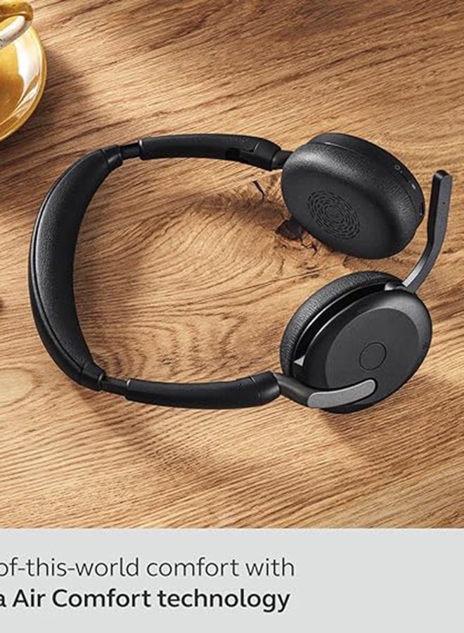 جابرا Evolve2 65 Flex، Link380a MS ستيريو، أسود كبير - Image 3